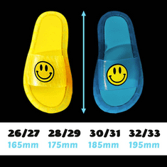 Sofistar Detské papuče s LED svetielkami, žltá, 28