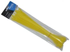 ASTA Sťahovacie pásky 5 x 300 mm, 50 kusov, žltá farba
