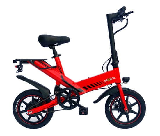 DEXKOL Elektrický bicykel BK2 NEW červený