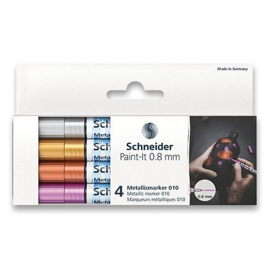 Schneider Metalický popisovač Paint-It 010 súprava V1, 4 farby