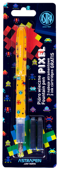 Astra Plniace pero Pixel s 3 náplňami