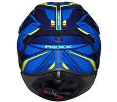Nexx Helma na moto X.R3R PRECISION blue/neon MT vel. S
