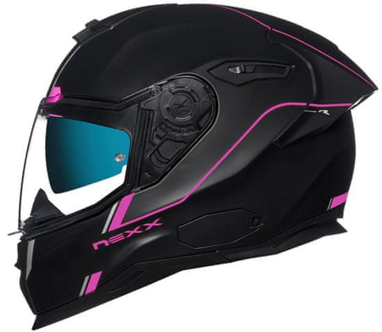 Nexx Helma na moto SX.100R FRENETIC pink/black MT