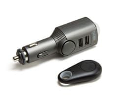 Technaxx AUTOalarm s detekciou pohybu + diaľkové ovládanie a nabíjačka do auta 2x USB, (TX-100)