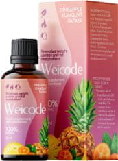 Weicode Kvapky na spaľovanie tukov a chudnutie, prírodný produkt s papájou a vitamínmi