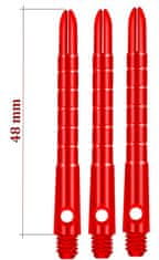 POWERDART Násadky na šípky ALUMINIUM RING červené 48 mm