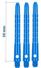 POWERDART Násadky na šípky ALUMINIUM RING modré 48 mm