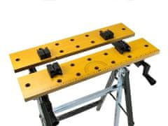 GEKO Pracovný stôl nastaviteľný 100kg 0-90 ° Premium G10872