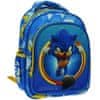 GIM Detský batoh s predným vreckom Ježko Sonic 2