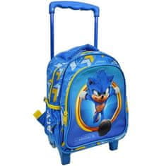 GIM Detský cestovný batoh na kolieskach Ježko Sonic 2
