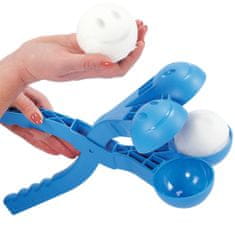 Prosperplast Výrobník snehových gúľ SNOWBALLEE Snehová guľa Snowmobile Tool Double Ballmaker Modrá 