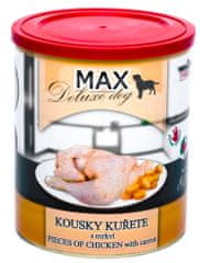 MAX deluxe kúsky kurčaťa s mrkvou 8 x 800 g