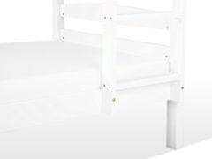 Beliani Biela poschodová posteľ 90x200 cm REGAT