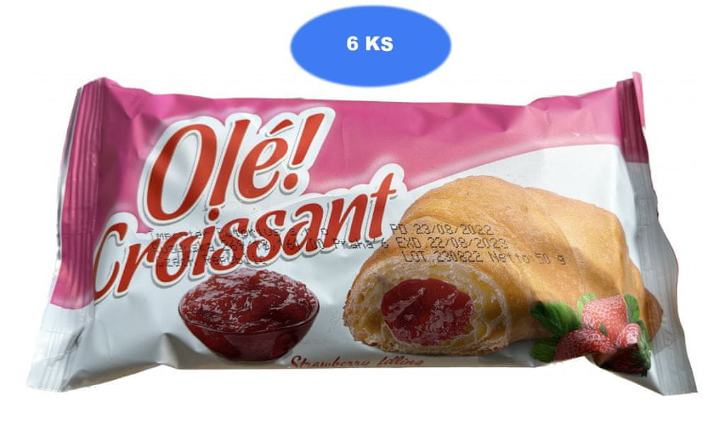 Olé! croissant jahoda 50g (6 ks)