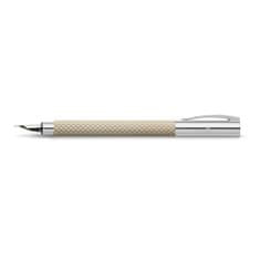 Faber-Castell Ambition OpArt White Sand F, plniace pero