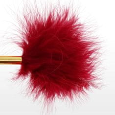 taboom TABOOM Bondage In Luxury Feather Tickler (Red), šimracie pierko