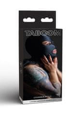 taboom TABOOM Essentials Spandex Hood (Black), fetish kukla s očami a pusou