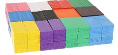 Kruzzel Drevené domino farebné 1080 ks