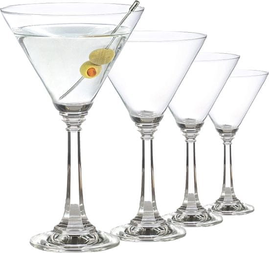 BENETI Poháre na miešané nápoje, martini, 4ks v balení