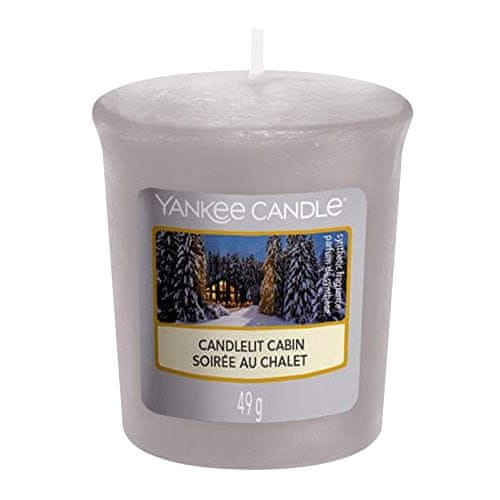 Yankee Candle Sviečka , Chata ožiarená sviečkou, 49 g