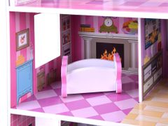 JOKOMISIADA Drevený domček pre bábiky s LED svetlami ZA4130