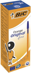Bic Guľôčkové pero "Orange Original Fine", modrá, 0,3 mm, s viečkom, 8099221