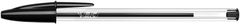 Bic Guľôčkové pero "Cristal Original", čierna, 0,32 mm, s viečkom, 8373639