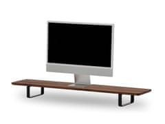 Oakywood Drevený stojan na monitor, 105 x 23 cm, orech