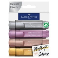 Faber-Castell Zvýrazňovač Metallic 1546/4 set