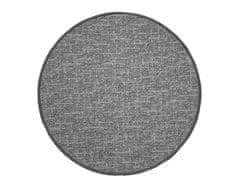 Vopi Kusový koberec Alassio sivý okrúhly 67x67 (priemer) kruh