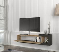 VerDesign VELIERO moderný TV stolík, sapphire / antracit