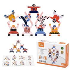 Viga Toys Balancing People Arcade Game Circus Jigsaw Puzzle 12 dielov
