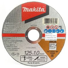 Makita Kotúč na rezanie kovov, 125x1mm, INOX