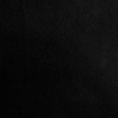 Vidaxl Jedálenská lavica čierna 248x32x45 cm oceľ a umelá koža