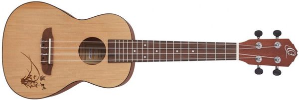 krásne koncertné ukulele Ortega RU5 matná povrchová úprava 18 pražcov plnohodnotný zvuk zhotovené z dreva sapele a smreku krásne aj ako darček