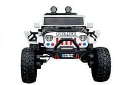 Lean-toys Autobatérie SX1719 Police Black