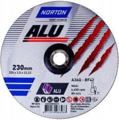 Norton Hliníkový rezný kotúč NORTON ALU 230x3mm