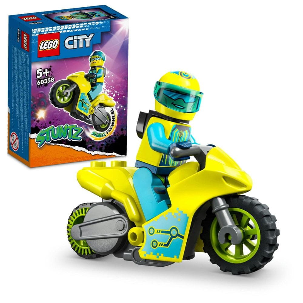LEGO City 60358 Kaskadérska kybermotorka