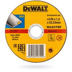 DeWalt Rezný kotúč na kov 125x1,2 DT42340Z