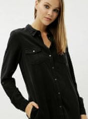 Vero Moda Čierne košeľové šaty s vreckami VERO MODA Silla L