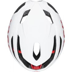 Uvex Prilba Race 9 - bielo-červená mat - veľkosť 57-60 cm