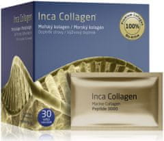 Inca Collagen Morský hydrolyzovaný kolagén - 5 x (30 x 3 g, Vitamín C - 30 x 500 mg, Vitamín D - 30 x 1000 I.U.)
