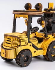 Robotime Rokr 3D drevené puzzle Vysokozdvižný vozík 139 dielikov