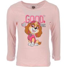 Sun City Dievčenské tričko Paw Patrol Good Vibes bavlna růžové Velikost: 116 (6 let)