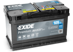 Exide Premium 105Ah Autobatéria 12V , 850A , EA1050