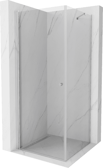 Mexen PRETORIA sprchovací kút 90x90cm, 6mm sklo, chrómový profil-číre sklo, 852-090-090-01-00