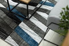 Dywany Lusczów Kusový koberec ALTER Bax pruhy modrý, velikost 140x190