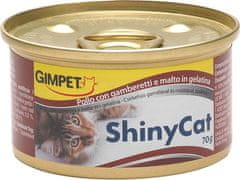 Shiny Cat Konzerva SHINY CAT kuře+kreveta+maltóza 70g