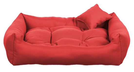Palkar BOHO obdĺžnikový pelech pre psa, červený - 55 cm x 45 cm