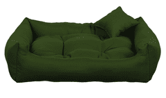 Palkar BOHO obdĺžnikový pelech pre psa, tmavo zelený - 55 cm x 45 cm